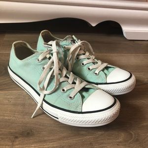 Mint Converse All Stars